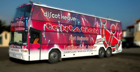 total covering bus TENTATION
